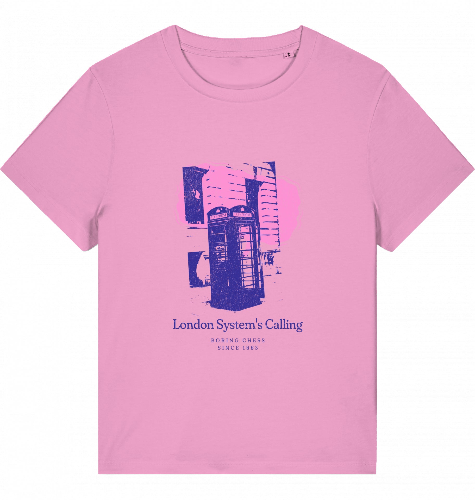 Damen Schach Eröffnung T-Shirt London System Fairtrade Chess