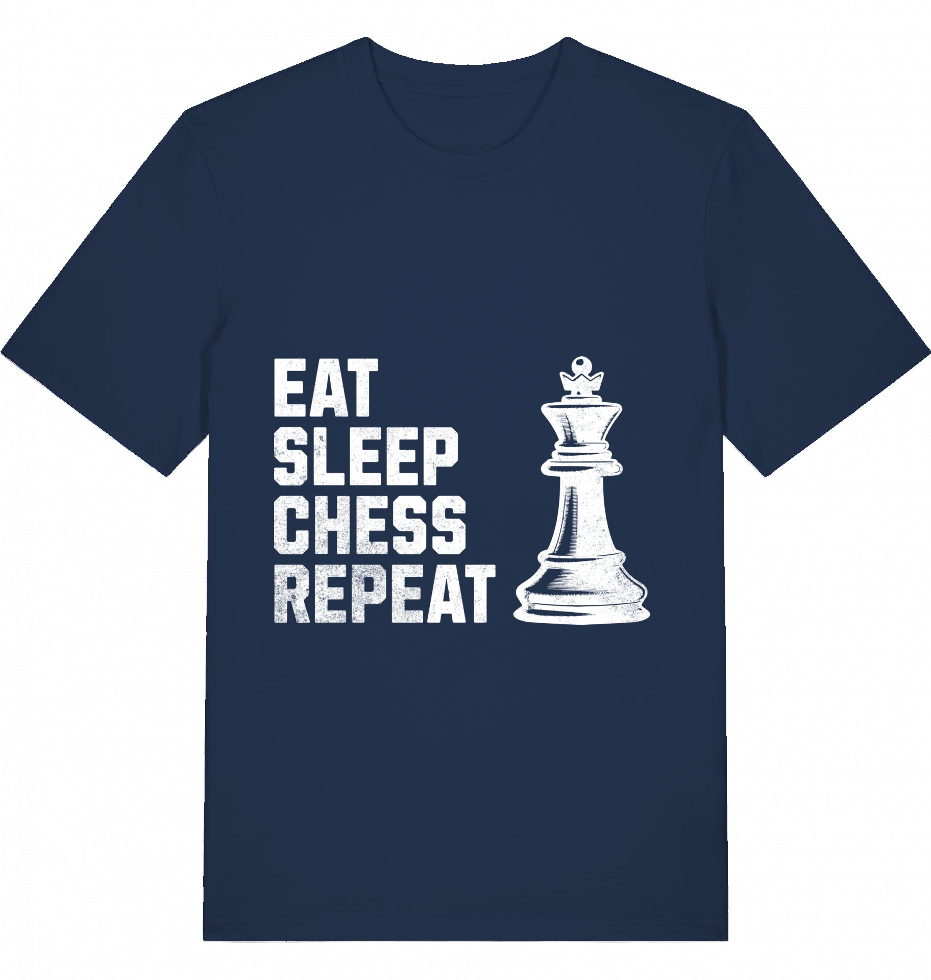 Schach T-Shirt Eat Sleep Chess Repeat V2