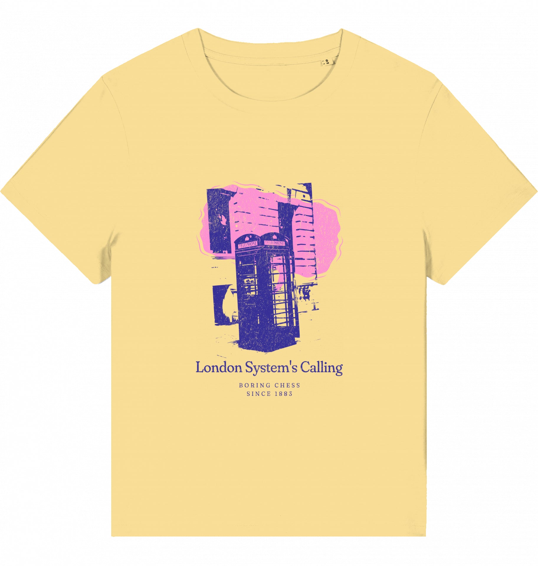 Damen Schach Eröffnung T-Shirt London System Fairtrade Chess