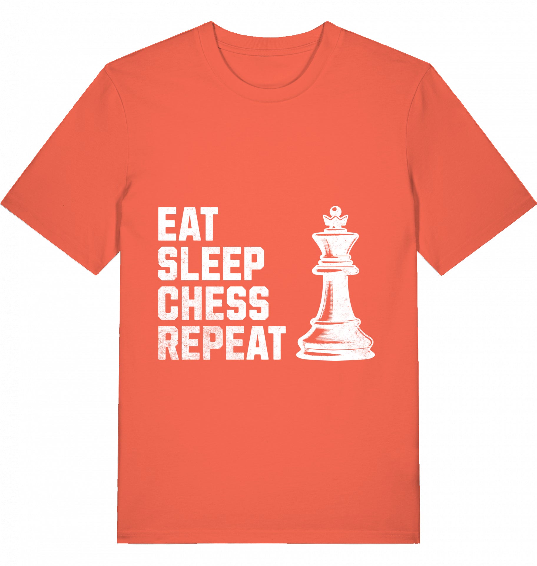 Schach T-Shirt Eat Sleep Chess Repeat V2