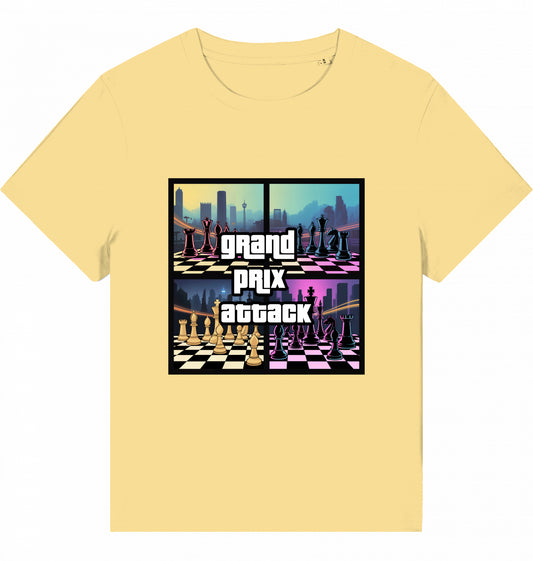 Schach Damen T-Shirt Grand Prix Attack Chess Bio-Baumwolle Fairtrade