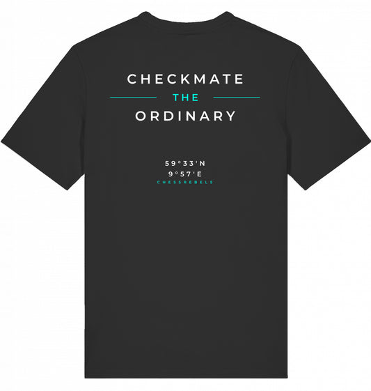 T-Shirt Schach Checkmate the Ordinary Türkis