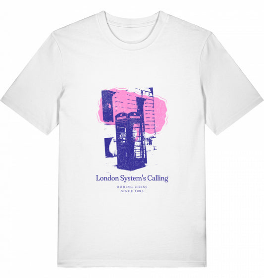 Schach T-Shirt London System Herren Männer Fairtrade Eröffnung