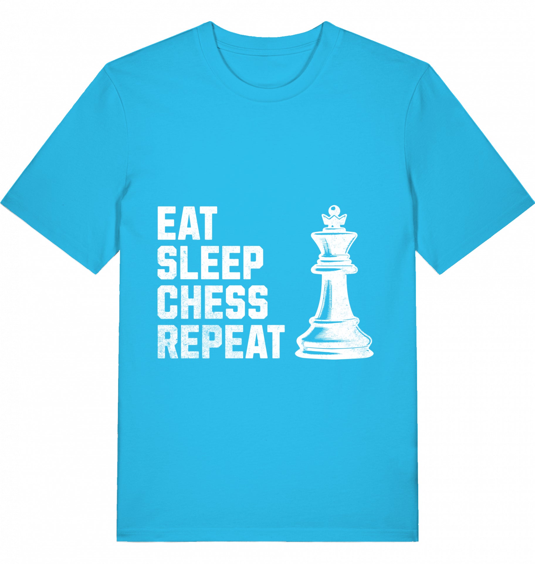 Schach T-Shirt Eat Sleep Chess Repeat V2
