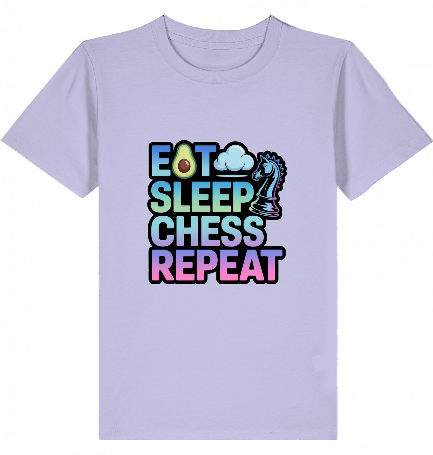 Kinder T-Shirt Eat Sleep Chess Repeat