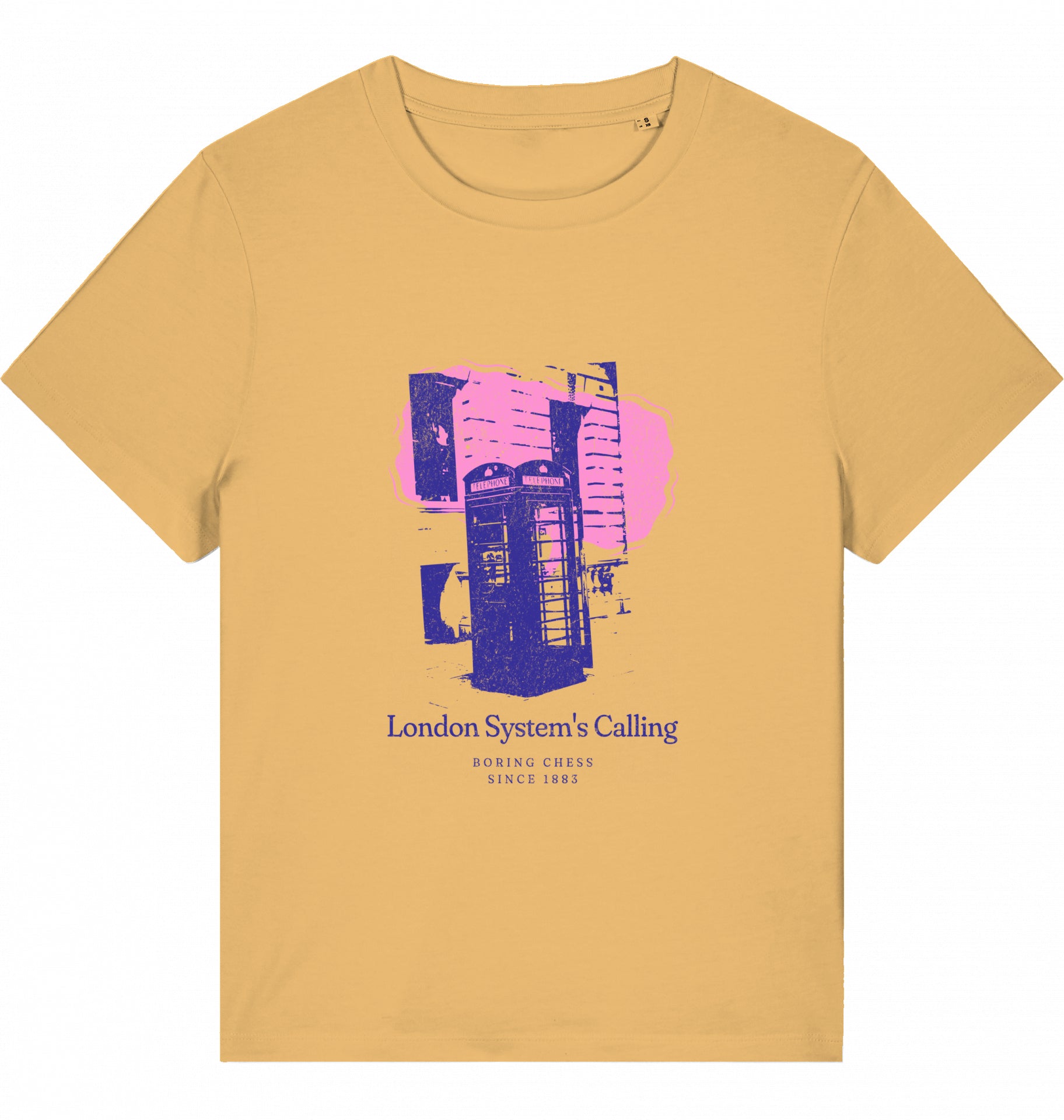 Damen Schach Eröffnung T-Shirt London System Fairtrade Chess