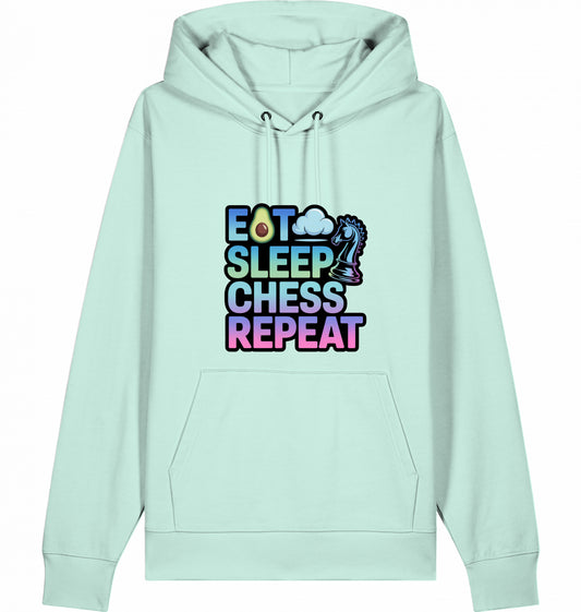 Hoodie Eat Sleep Chess Repeat