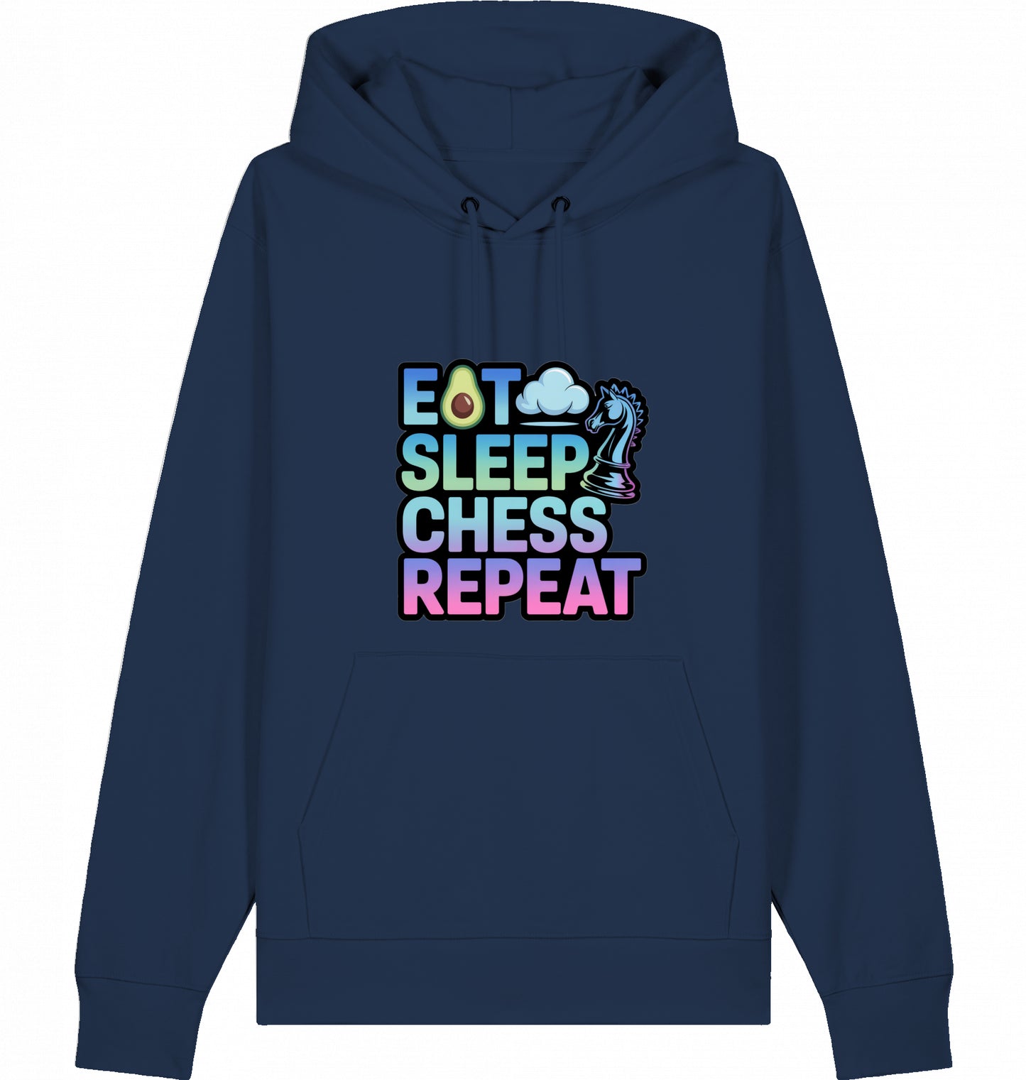 Hoodie Eat Sleep Chess Repeat