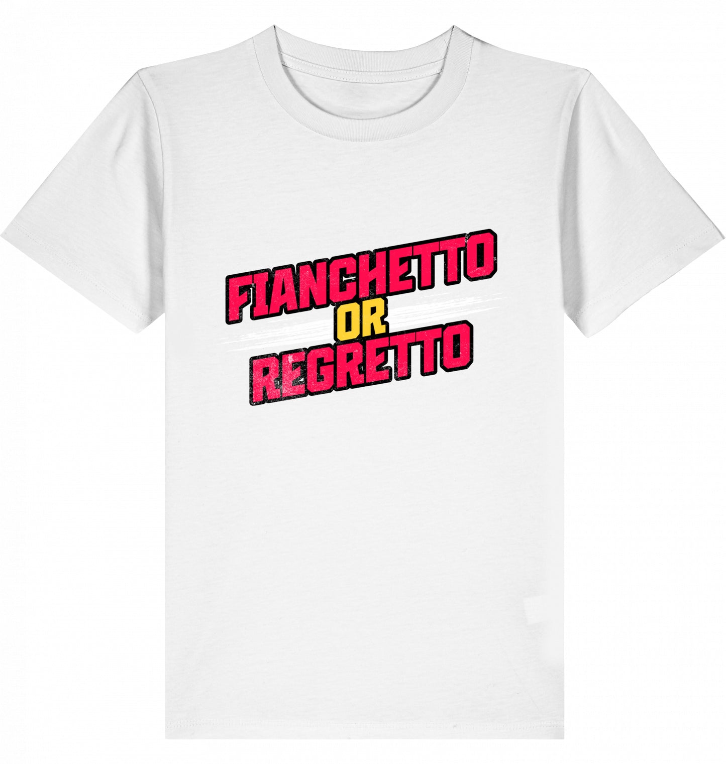 Kinder Kids Schach T-Shirt "Fianchetto Or Regretto"
