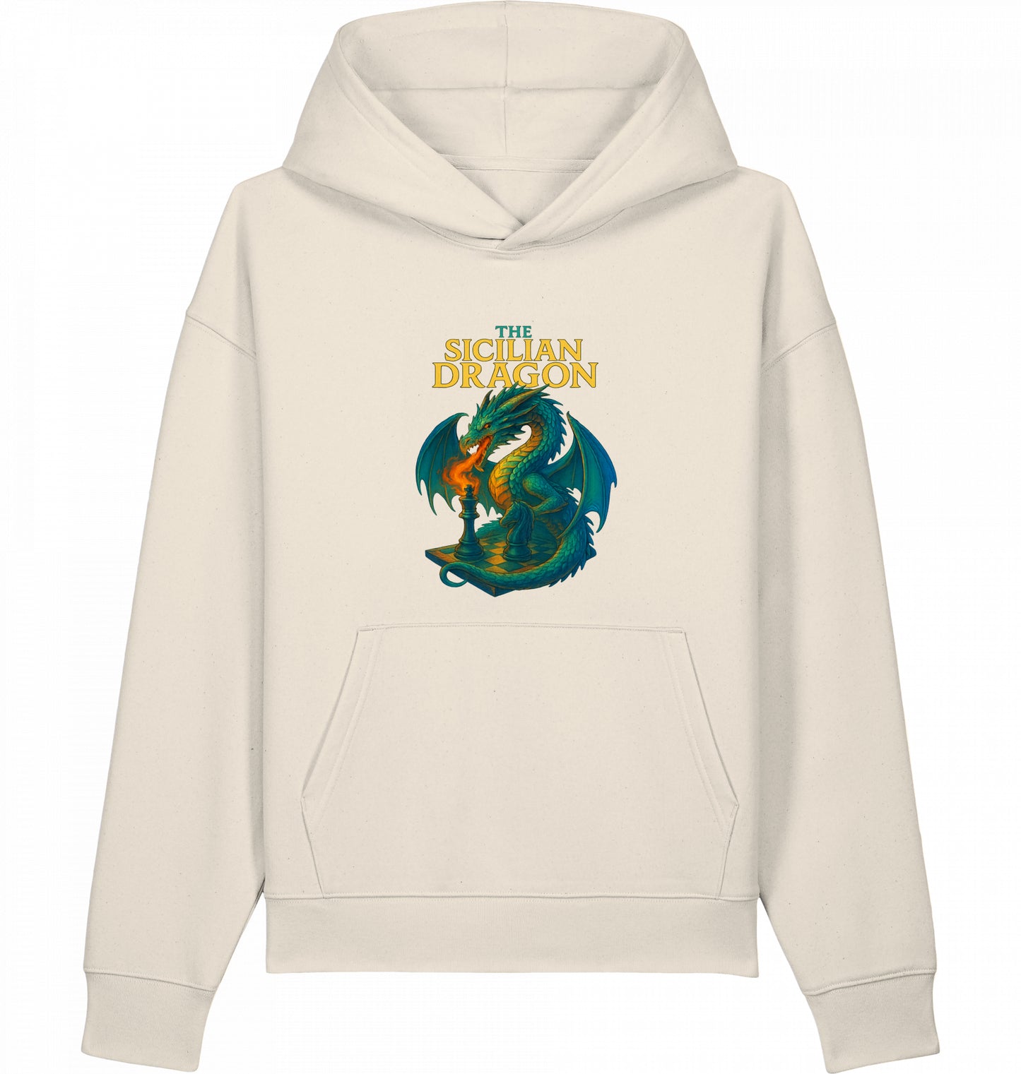 Schach Hoodie Sicilian Dragon Sizilianisch
