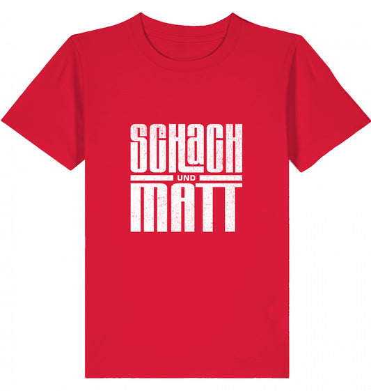 Kids  Kinder T-Shirt "Schach Und Matt" Schachmatt