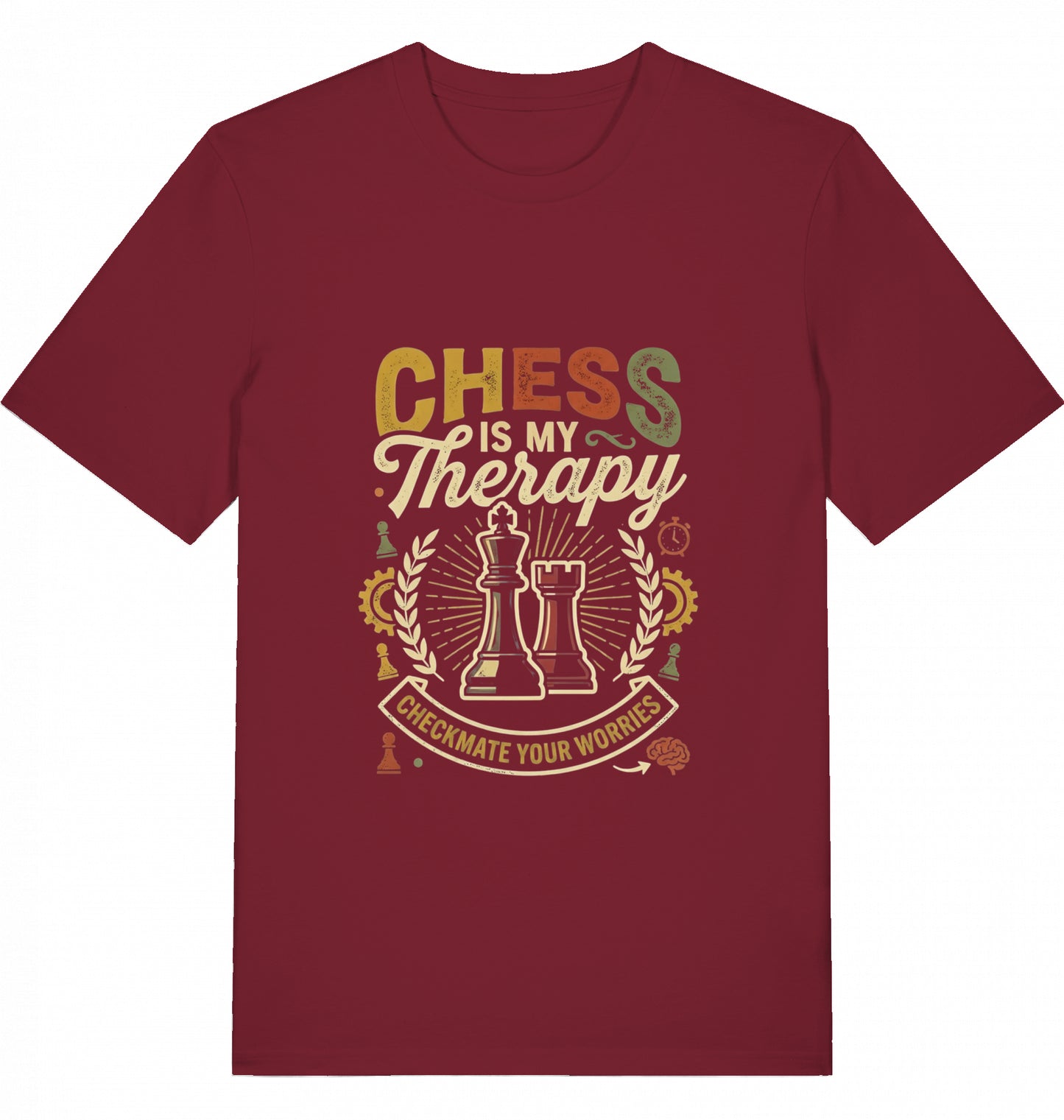 Schach T-Shirt "Chess Is My Therapy" V2