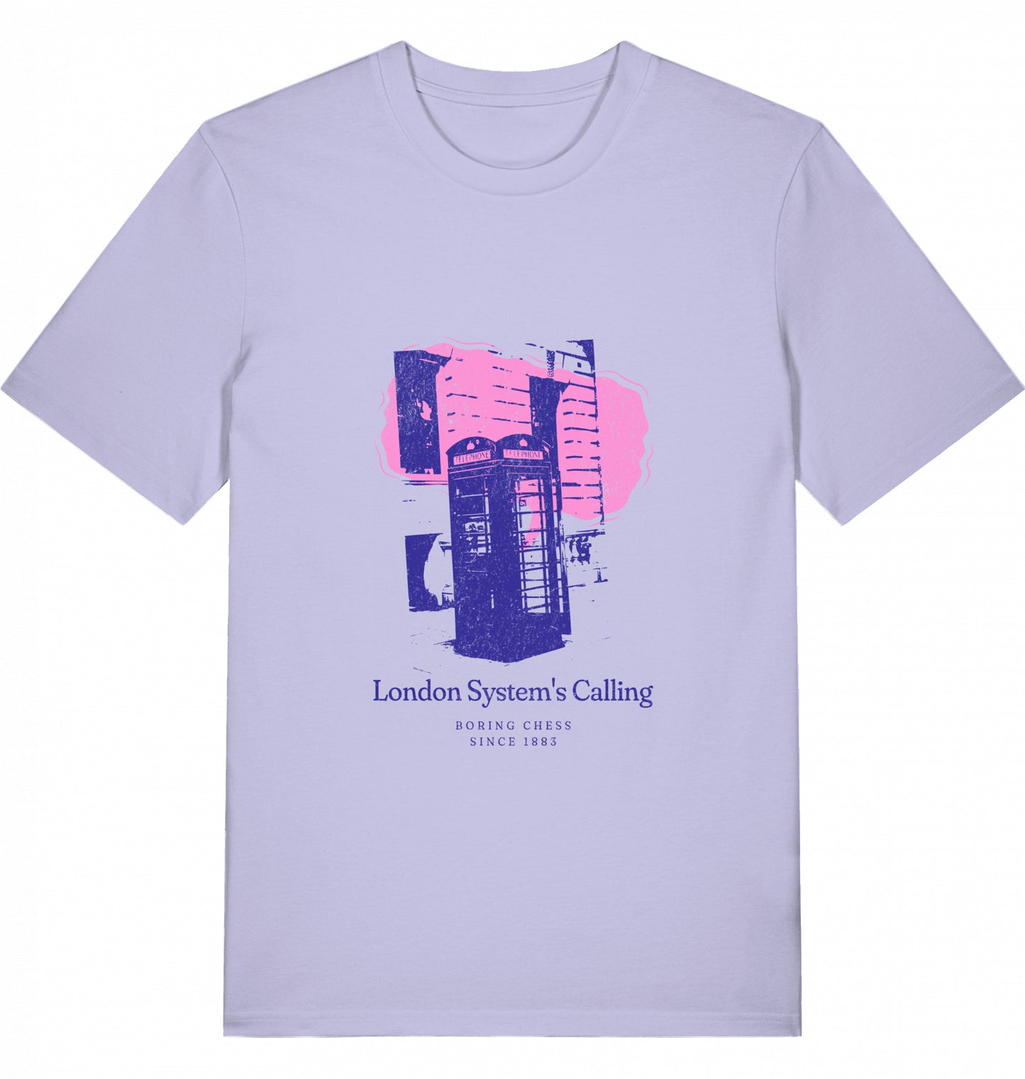 Schach T-Shirt London System Herren Männer Fairtrade Eröffnung