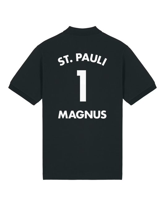 FC St. Pauli Schach Bundesliga Polo Shirt Magnus Carlsen
