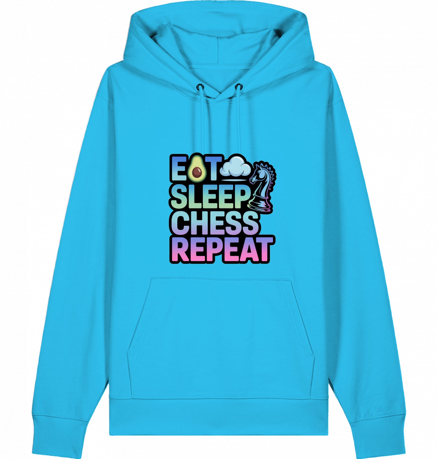 Hoodie Eat Sleep Chess Repeat
