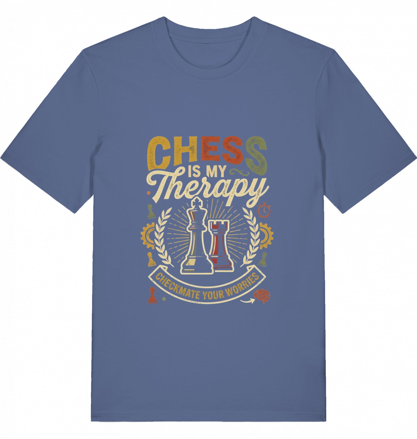 Schach T-Shirt "Chess Is My Therapy" V2