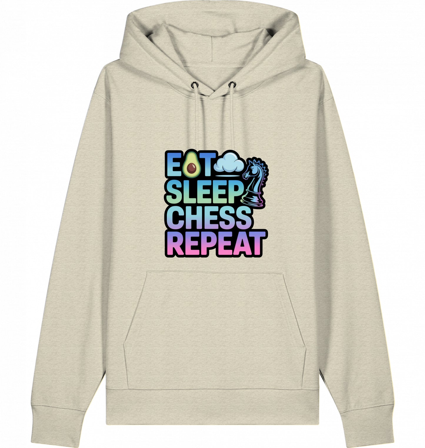 Hoodie Eat Sleep Chess Repeat