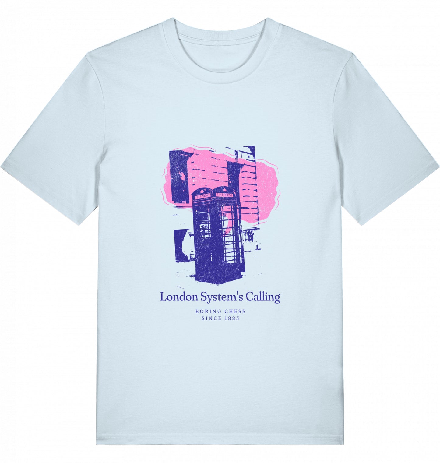 Schach T-Shirt London System Herren Männer Fairtrade Eröffnung
