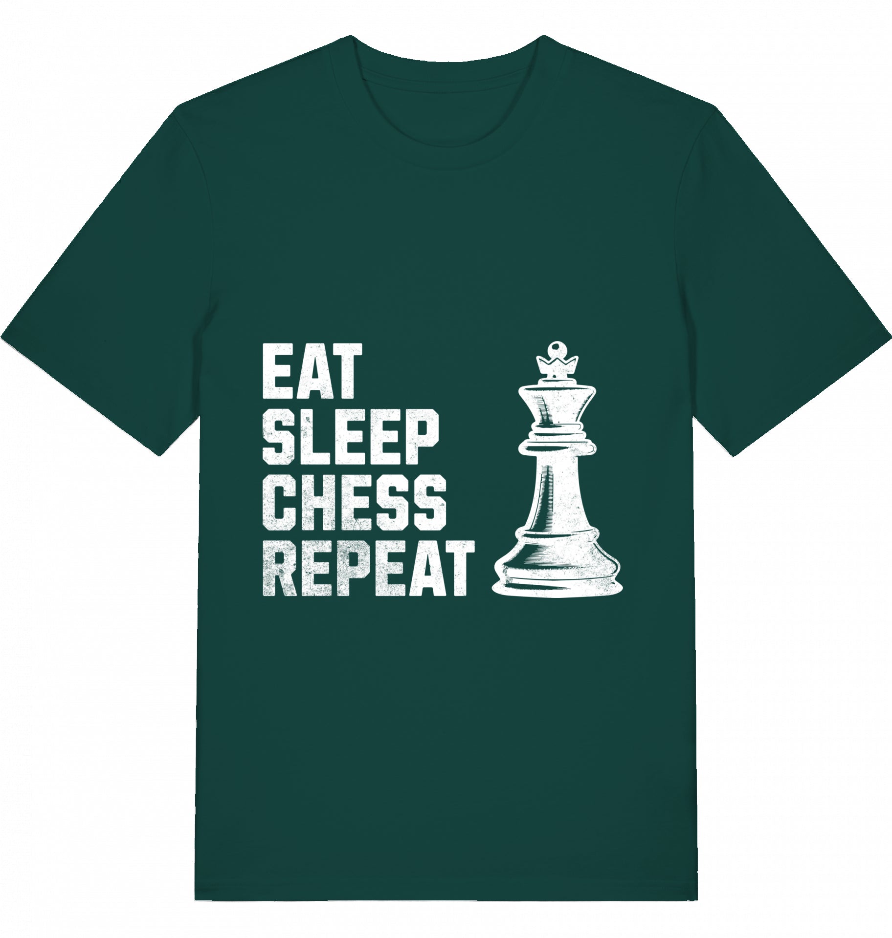 Schach T-Shirt Eat Sleep Chess Repeat V2