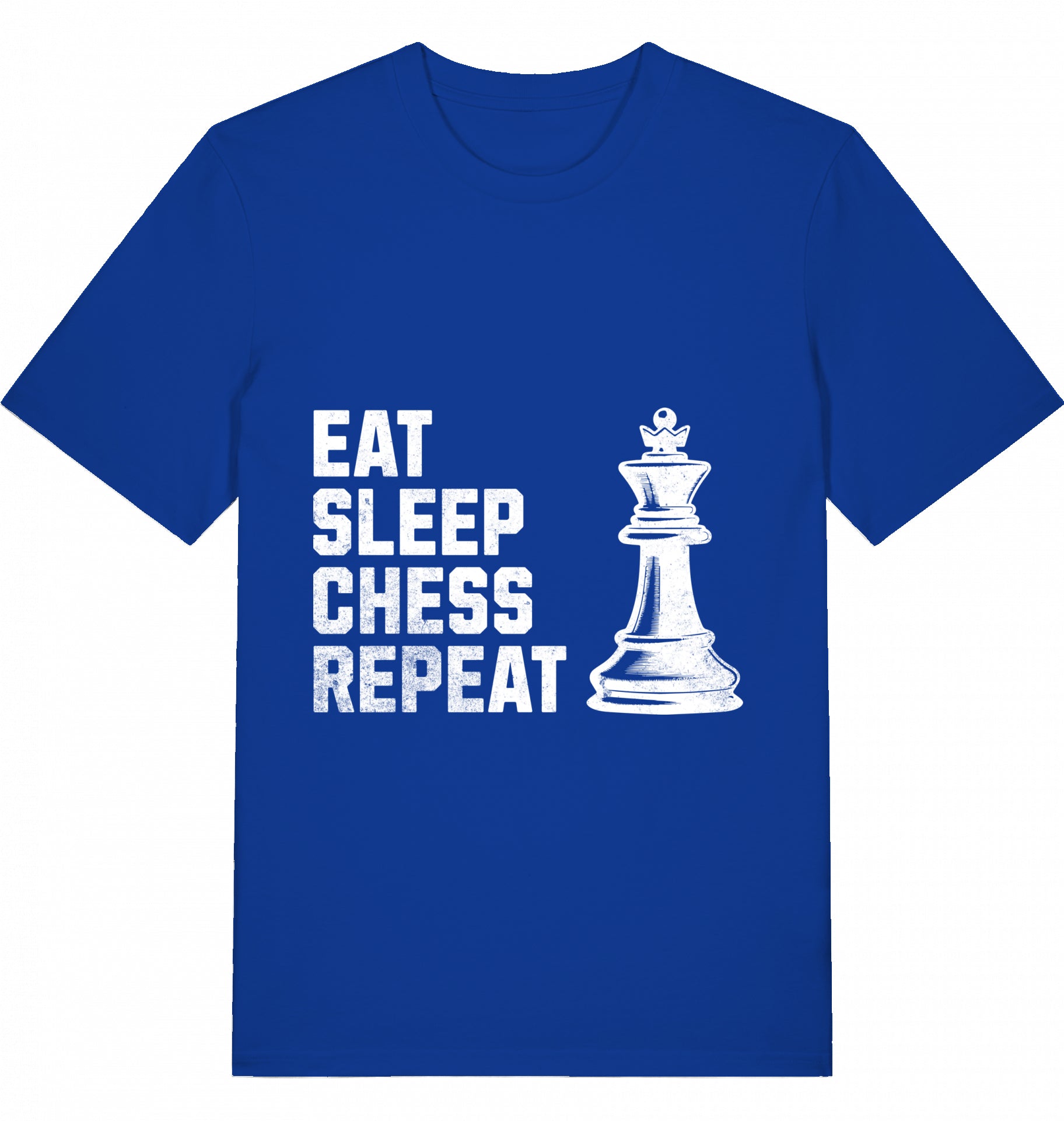 Schach T-Shirt Eat Sleep Chess Repeat V2