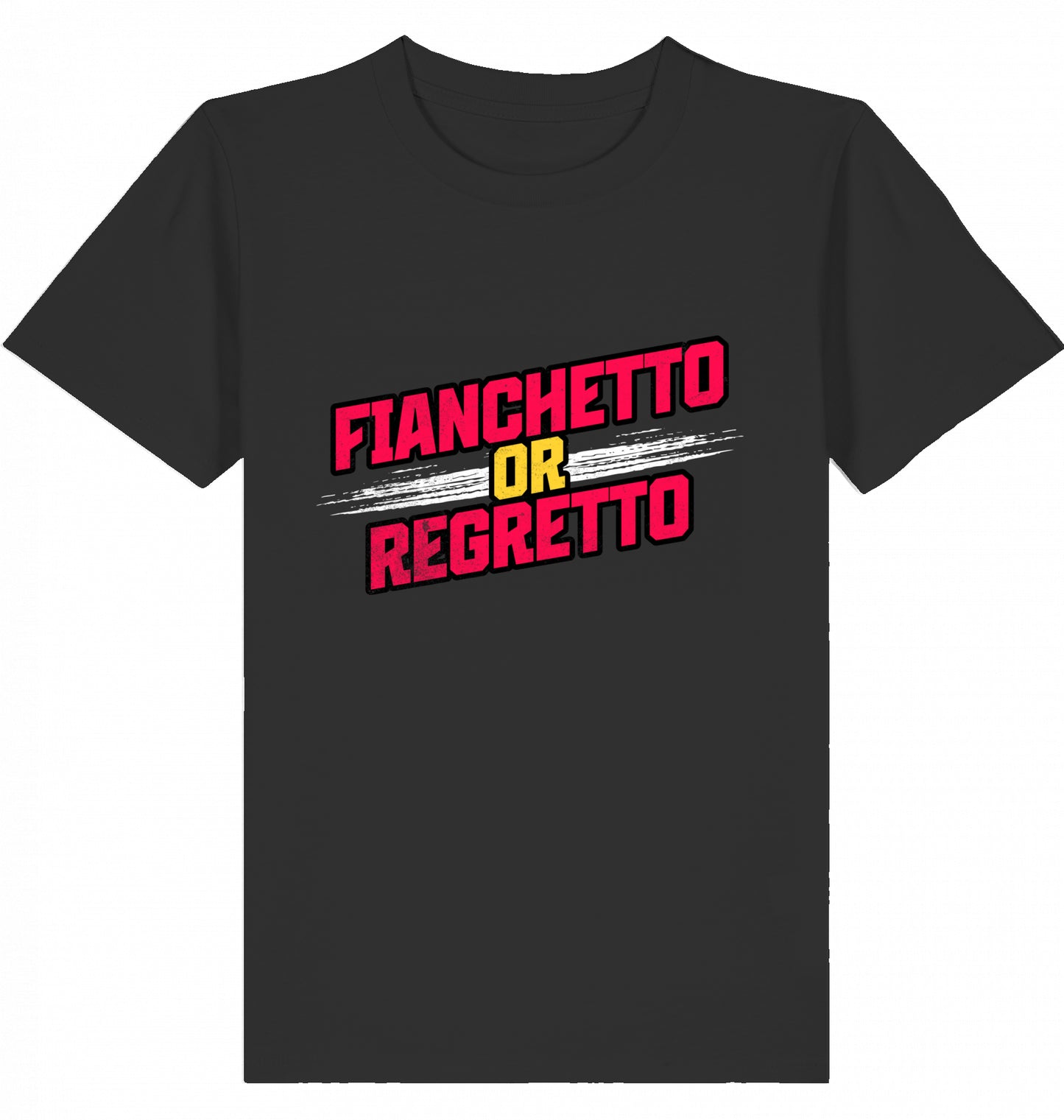 Kinder Kids Schach T-Shirt "Fianchetto Or Regretto"