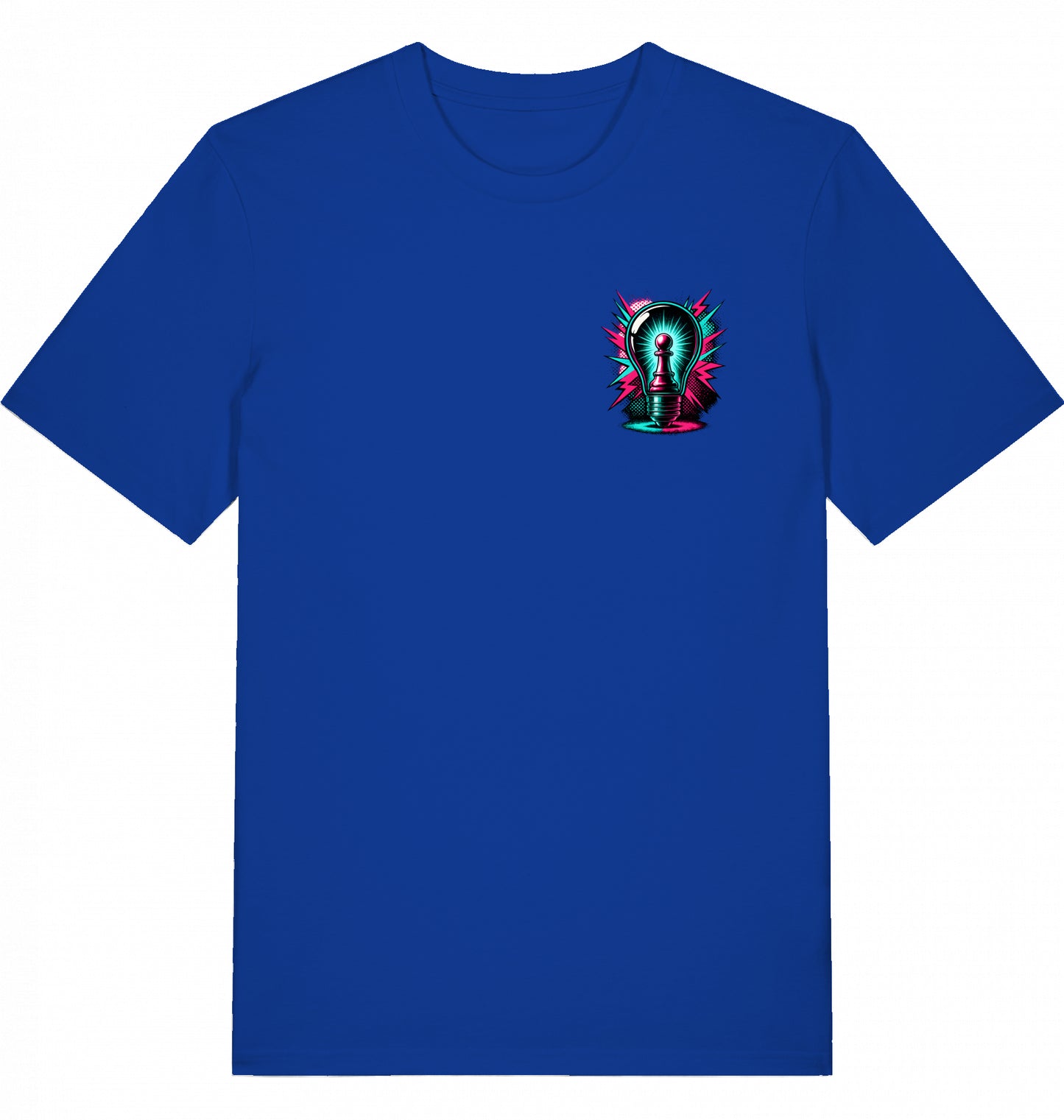 T-Shirt Schach Glühbirne