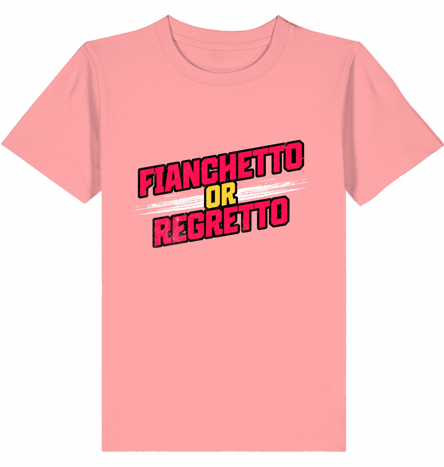Kinder Kids Schach T-Shirt "Fianchetto Or Regretto"