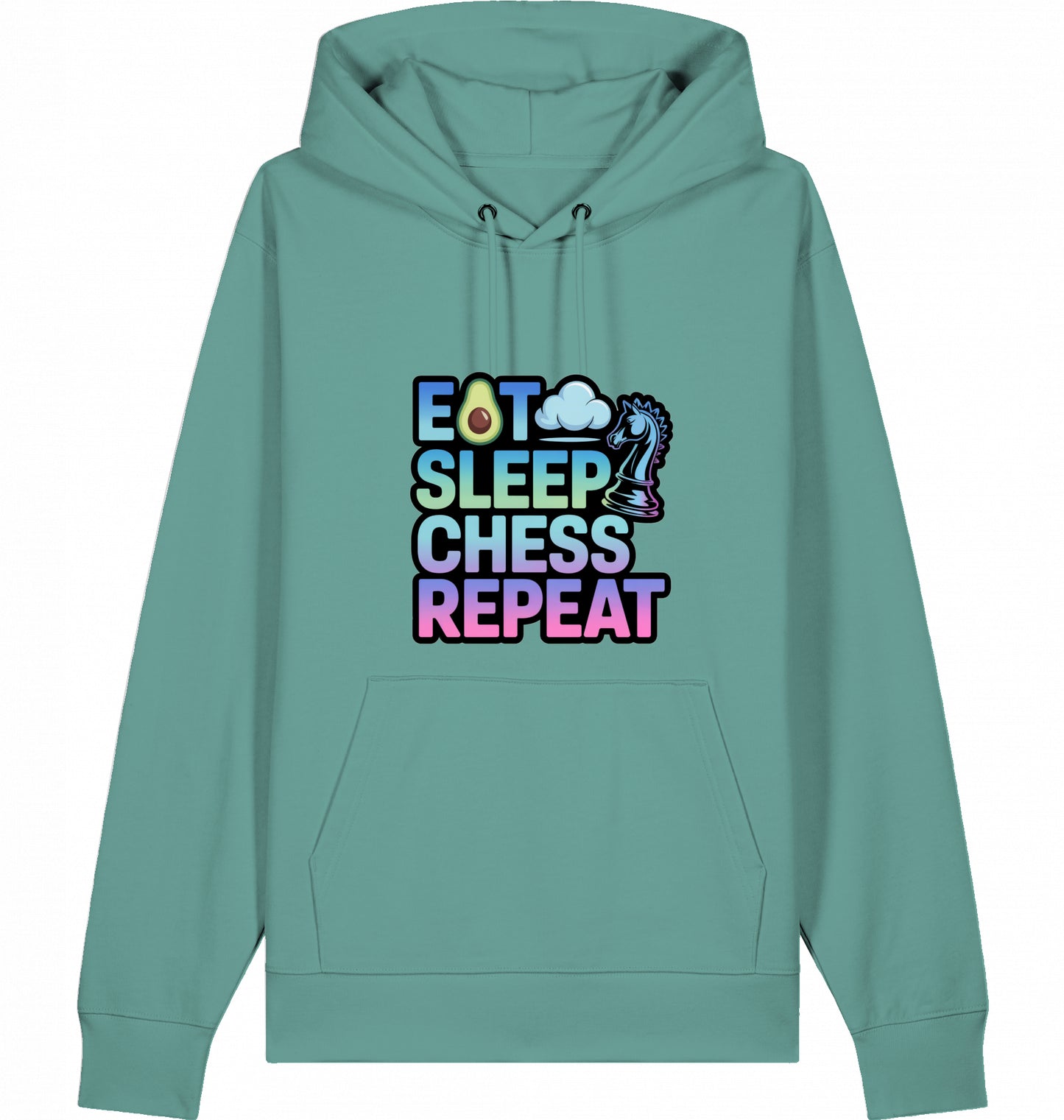 Hoodie Eat Sleep Chess Repeat