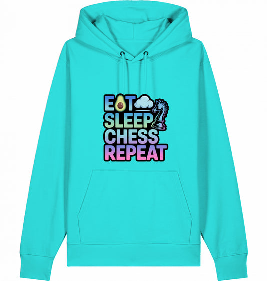 Hoodie Eat Sleep Chess Repeat