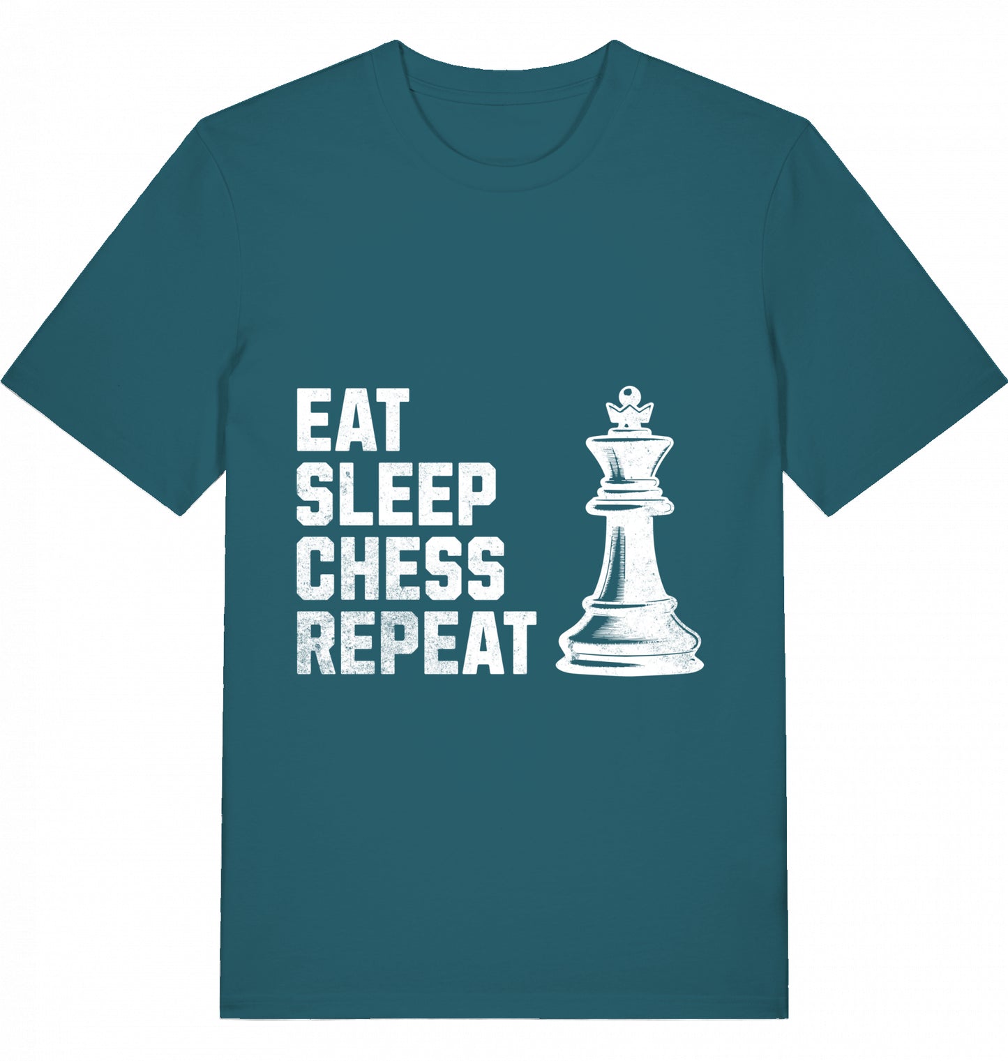 Schach T-Shirt Eat Sleep Chess Repeat V2