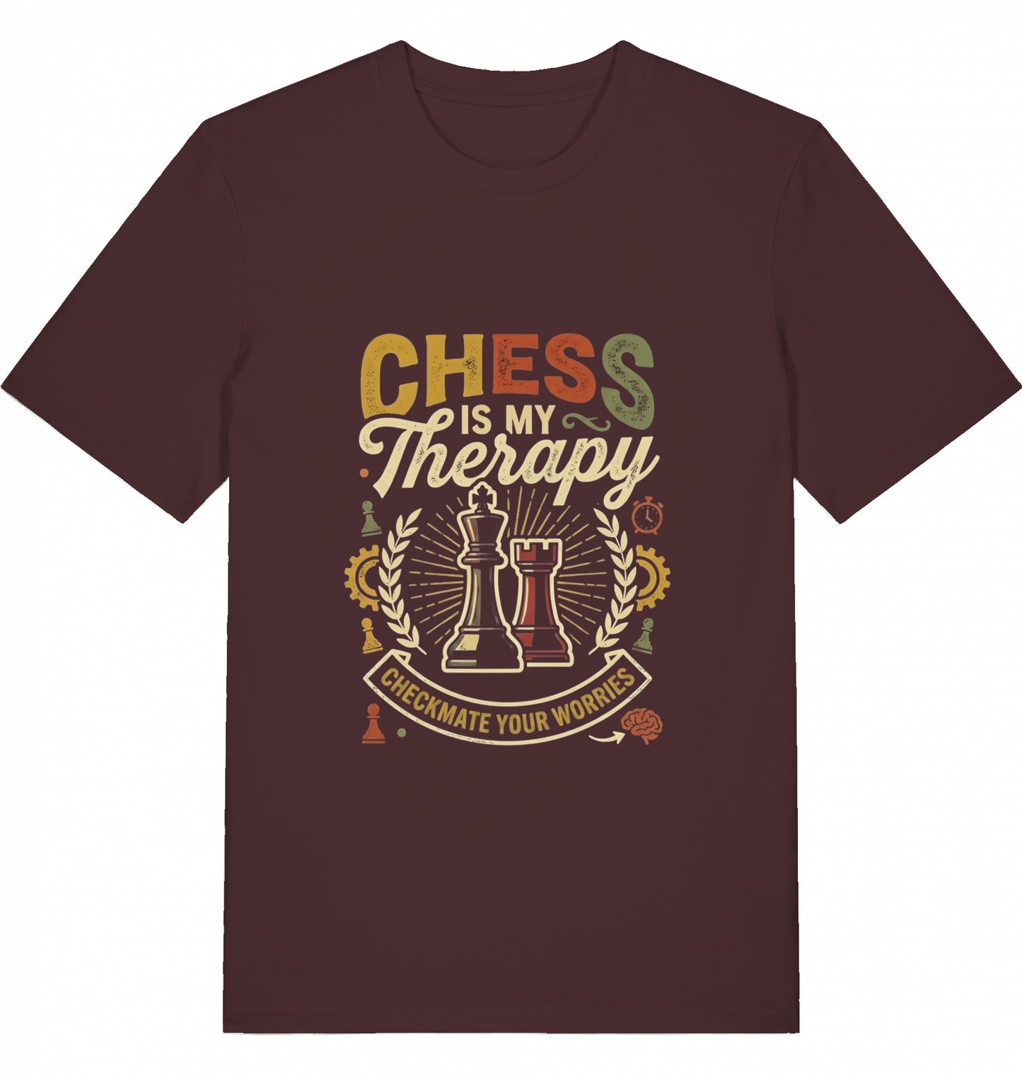 Schach T-Shirt "Chess Is My Therapy" V2