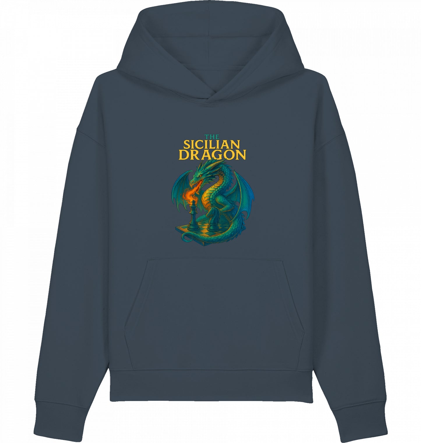 Schach Hoodie Sicilian Dragon Sizilianisch