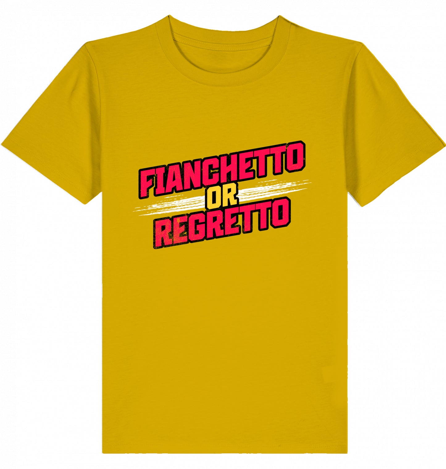 Kinder Kids Schach T-Shirt "Fianchetto Or Regretto"
