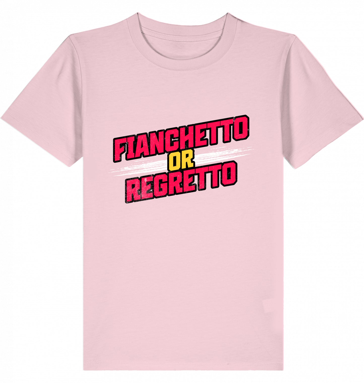 Kinder Kids Schach T-Shirt "Fianchetto Or Regretto"