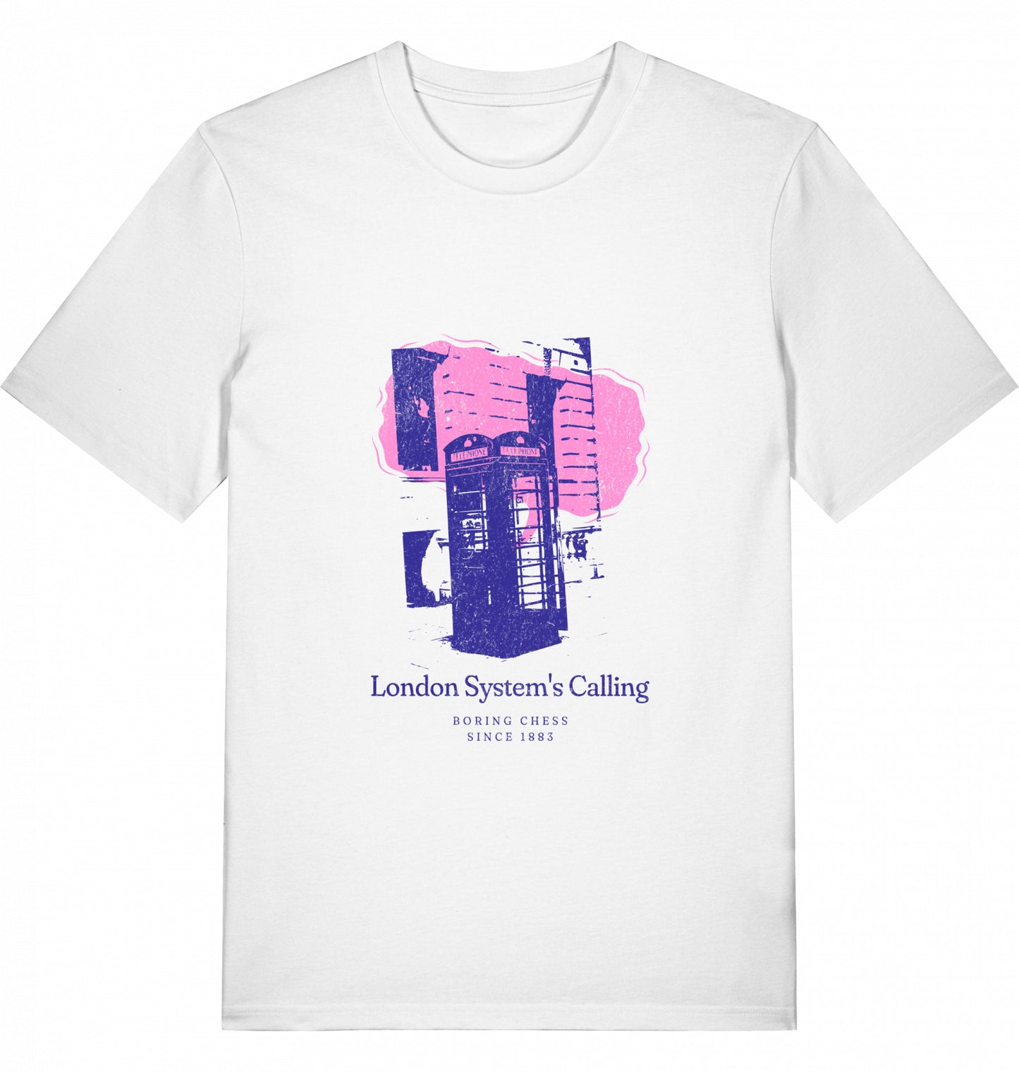 Schach T-Shirt London System Herren Männer Fairtrade Eröffnung