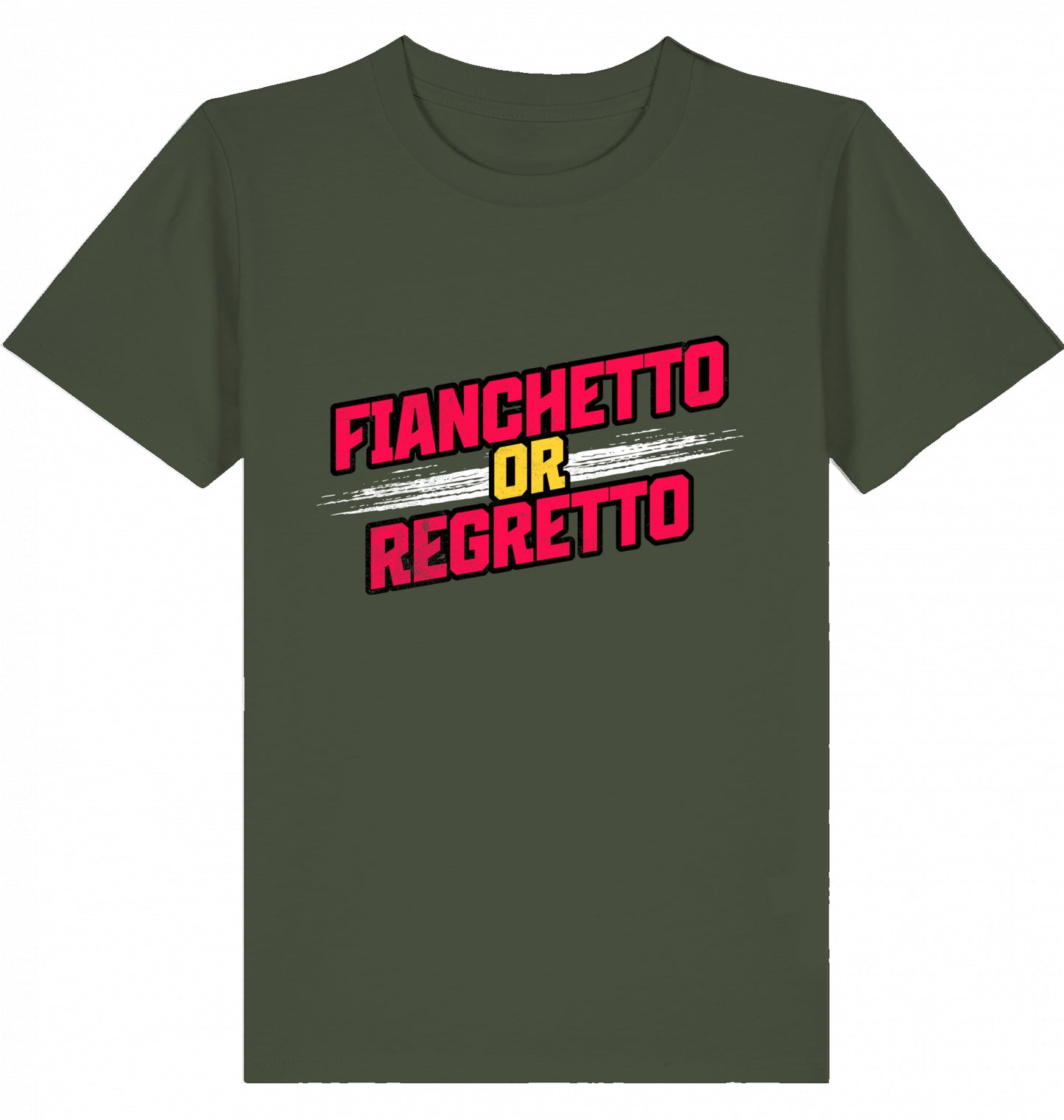 Kinder Kids Schach T-Shirt "Fianchetto Or Regretto"