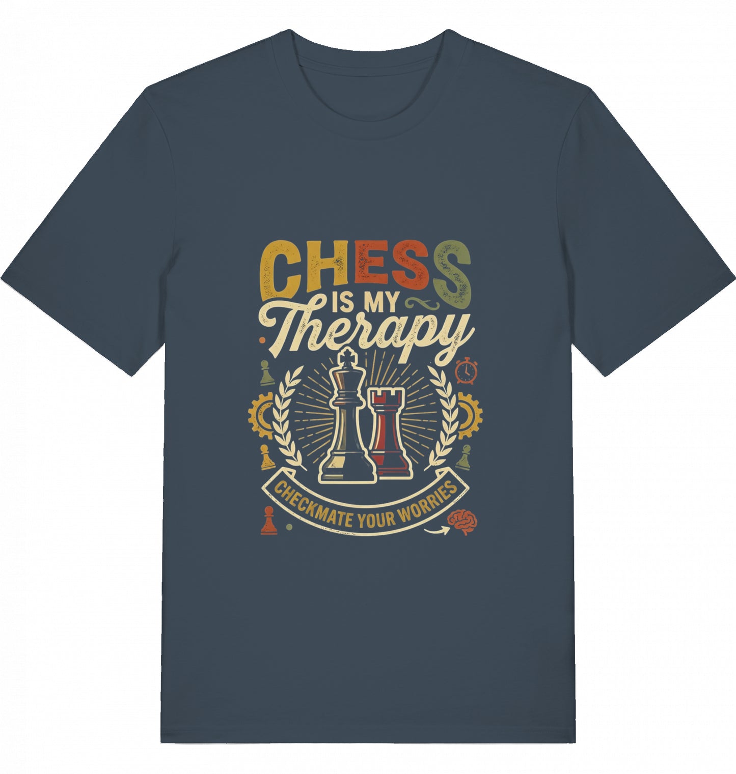 Schach T-Shirt "Chess Is My Therapy" V2