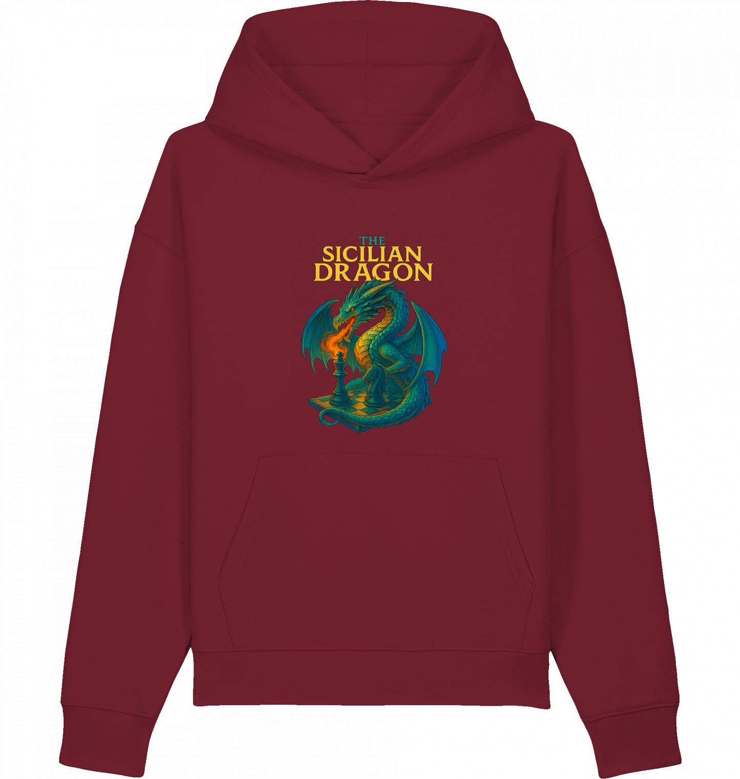 Schach Hoodie Sicilian Dragon Sizilianisch