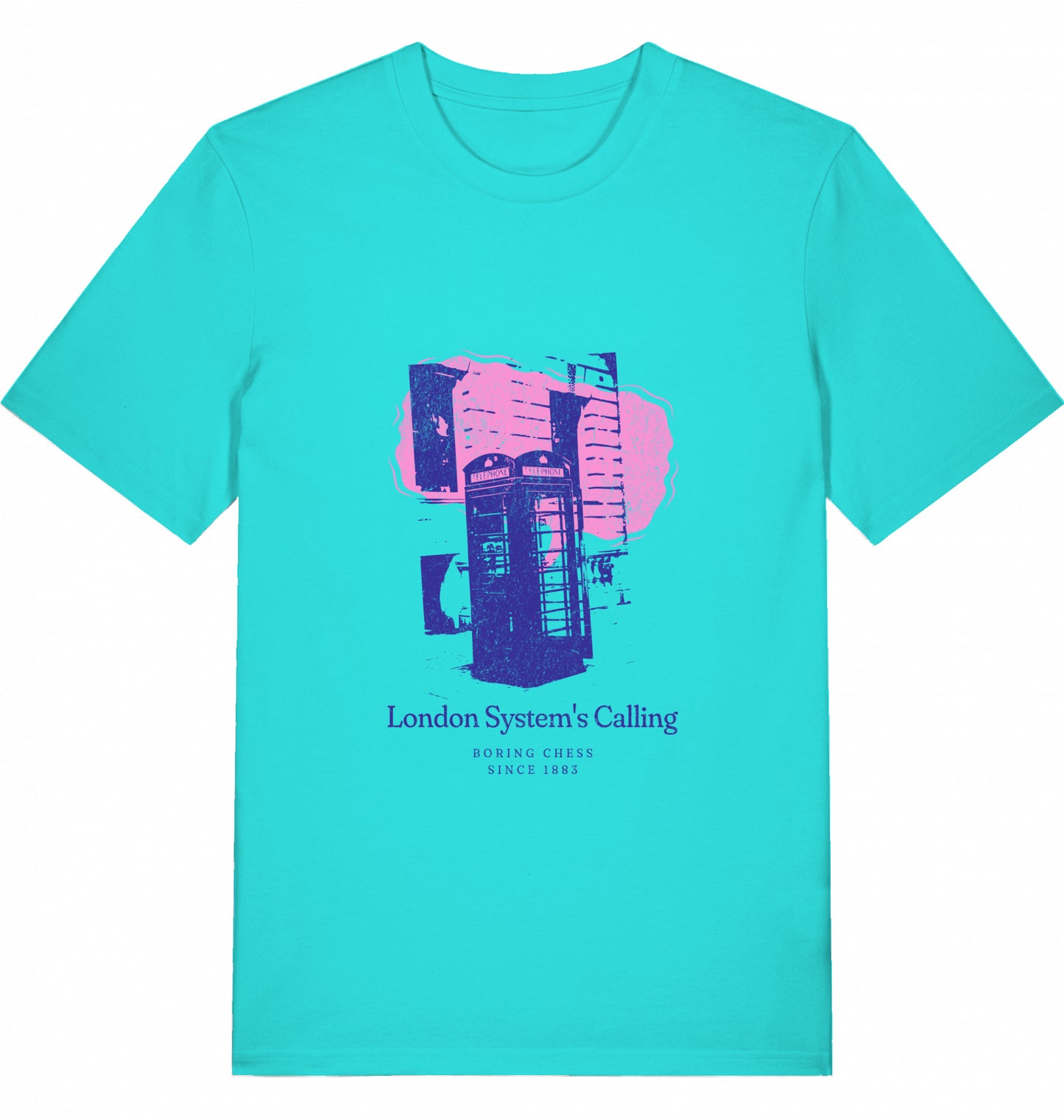 Schach T-Shirt London System Herren Männer Fairtrade Eröffnung