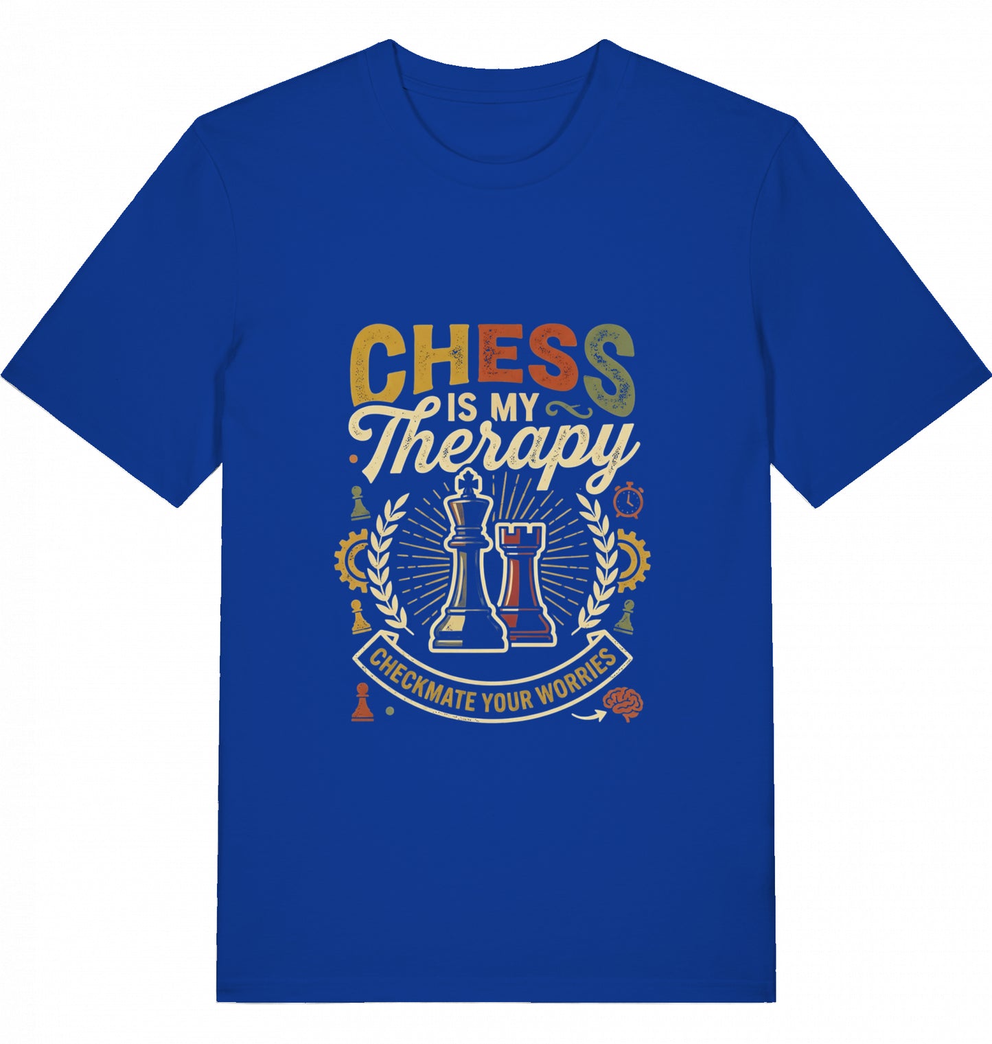 Schach T-Shirt "Chess Is My Therapy" V2