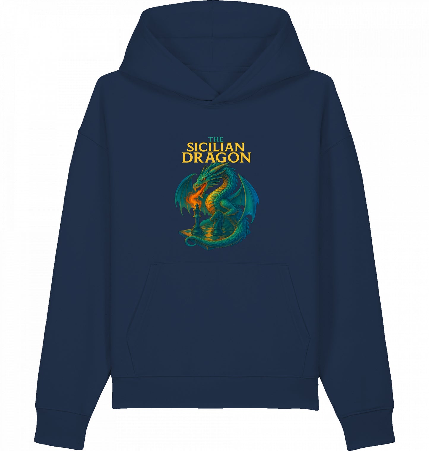 Schach Hoodie Sicilian Dragon Sizilianisch