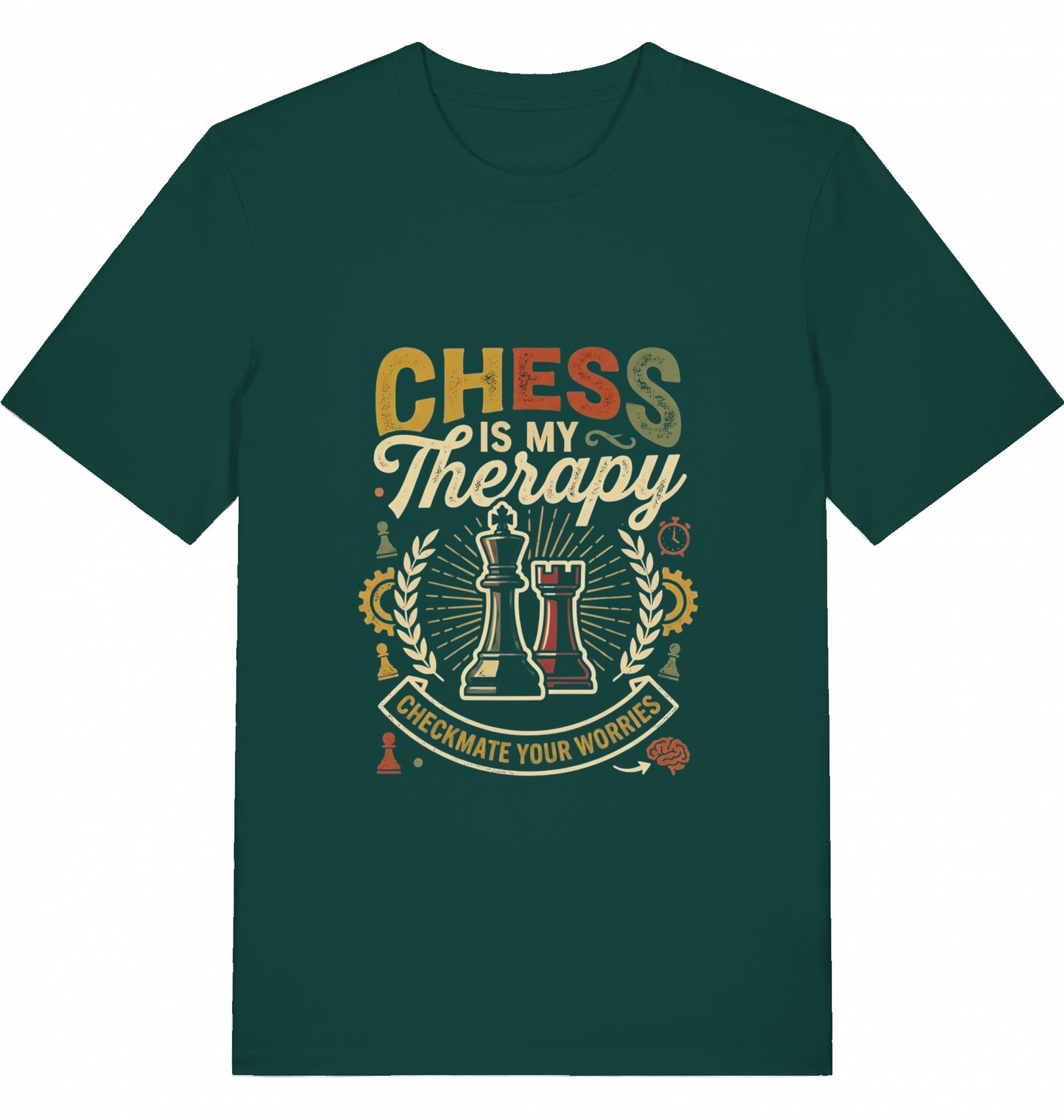 Schach T-Shirt "Chess Is My Therapy" V2