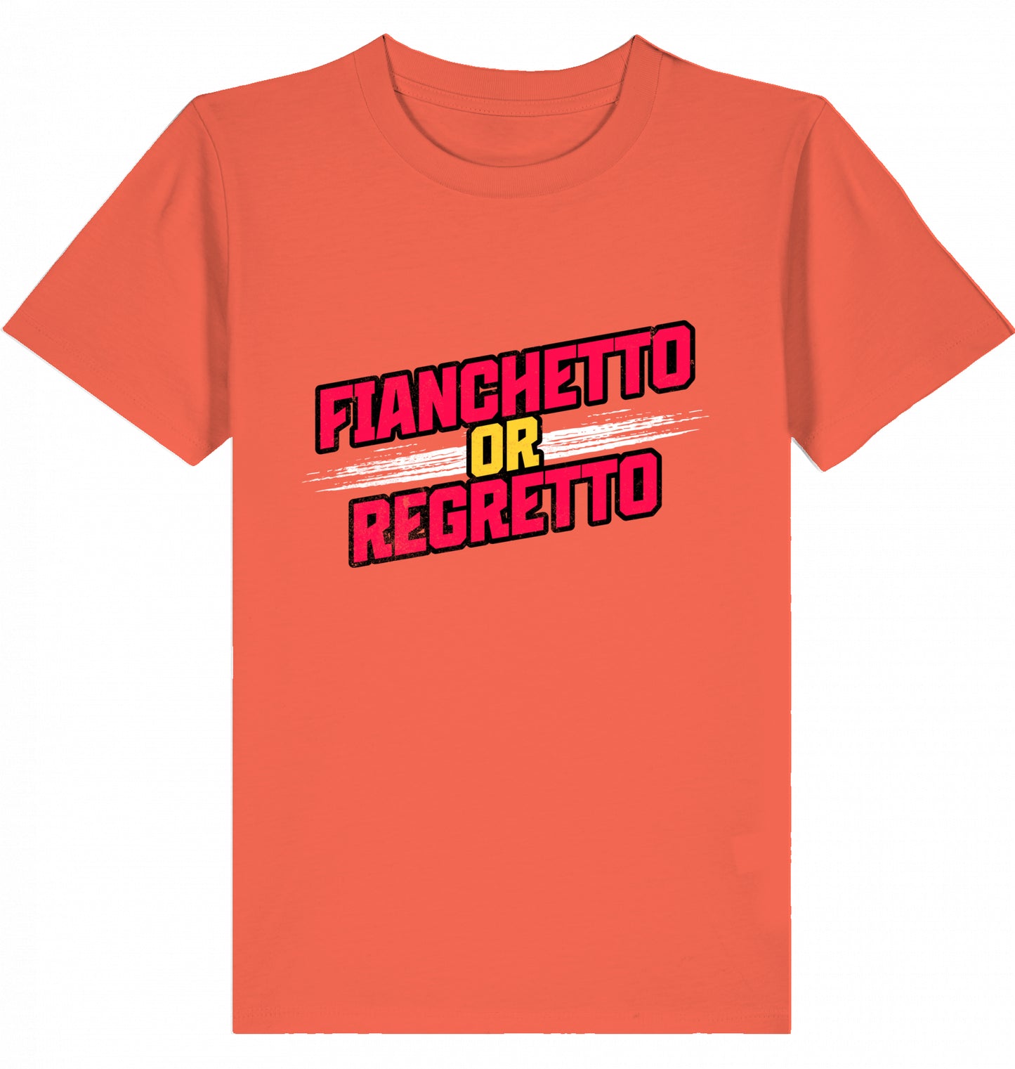 Kinder Kids Schach T-Shirt "Fianchetto Or Regretto"