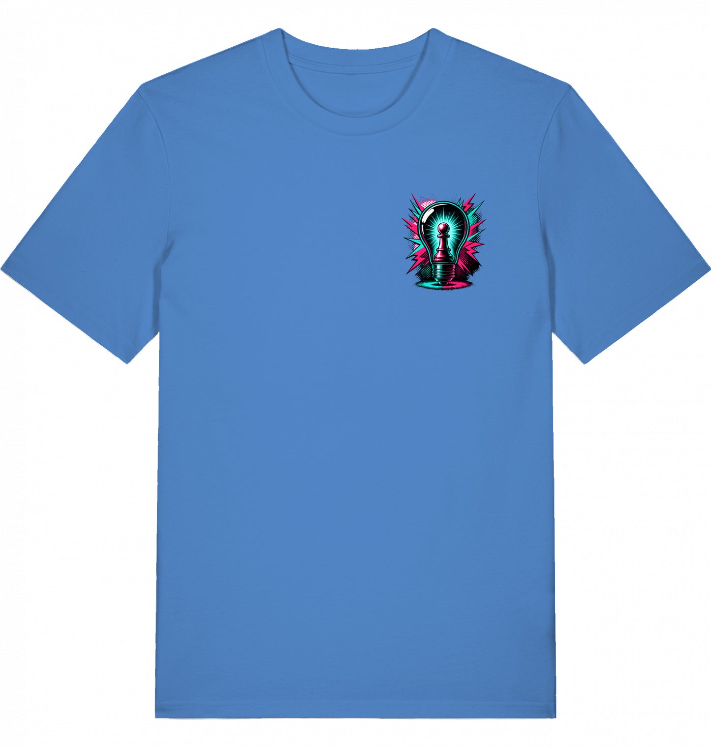 T-Shirt Schach Glühbirne