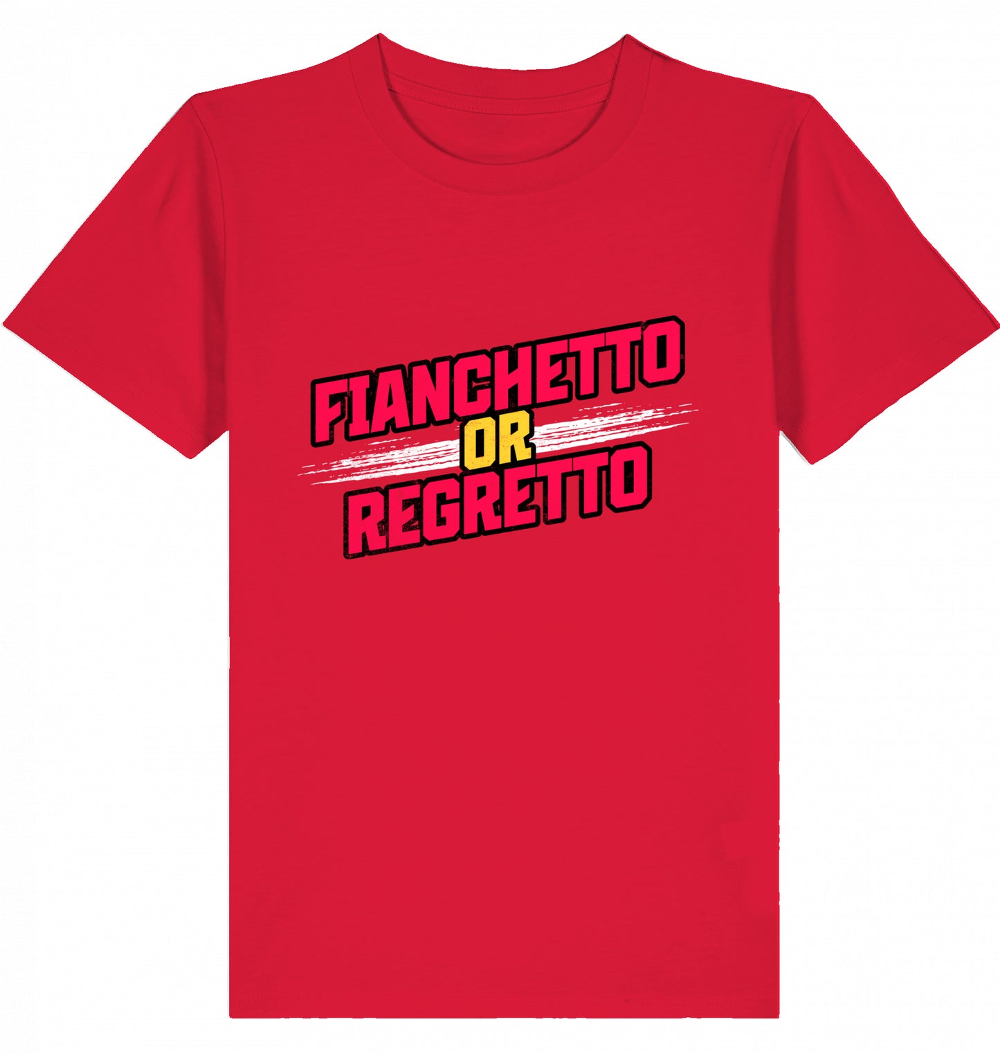 Kinder Kids Schach T-Shirt "Fianchetto Or Regretto"