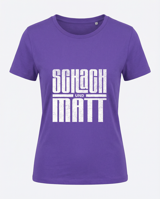 Damen Schach T-Shirt Schach Und Matt Schachmatt