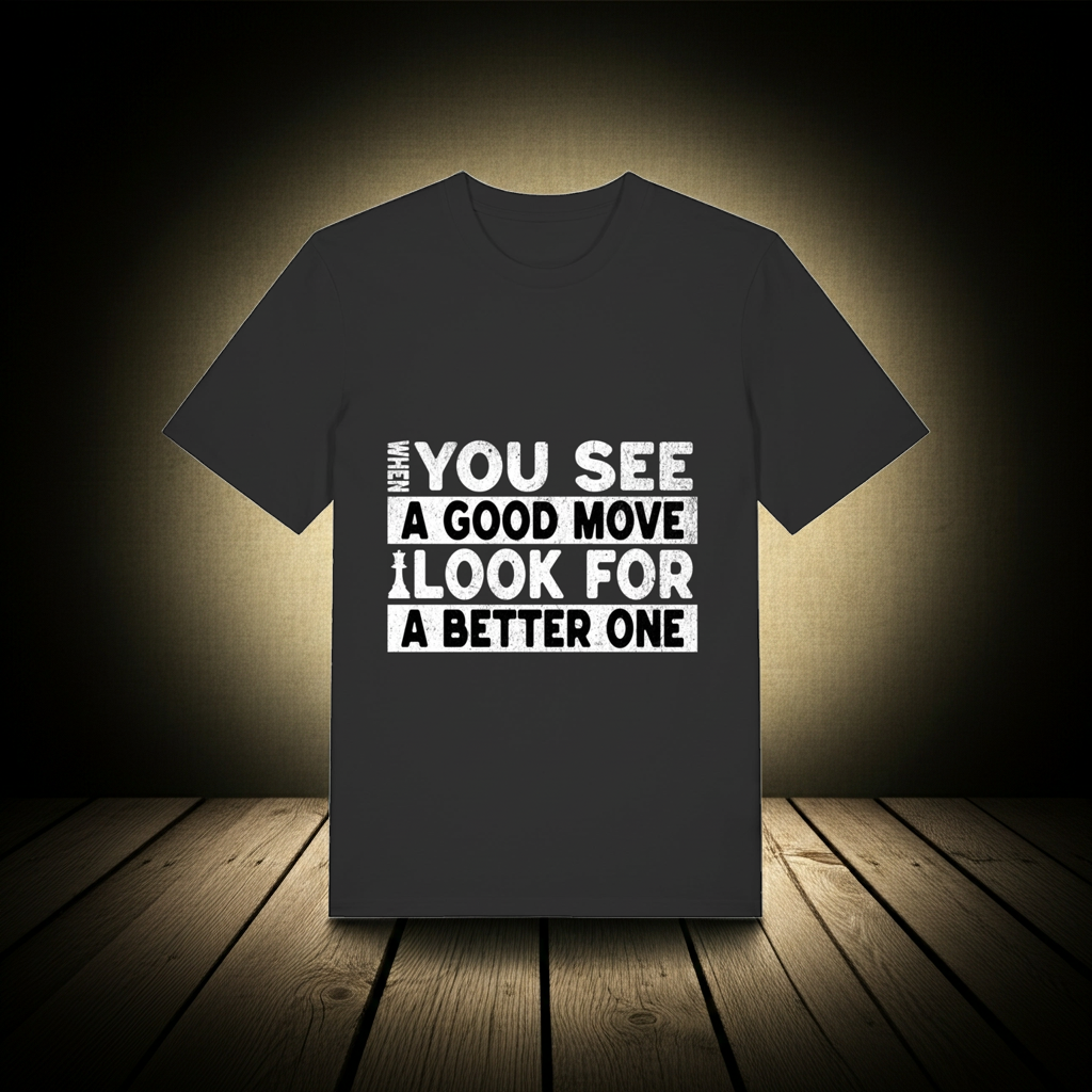 T-Shirt Schach When You See A Good Move Look For A Better One