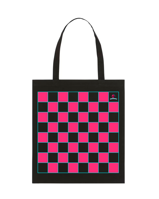 Stoffbeutel Einkaufsbeutel Schach Schachbrett Muster Leicht