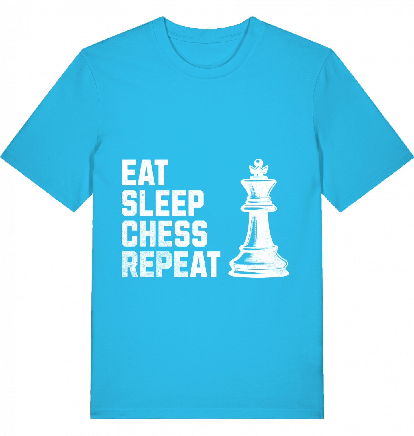 Schach T-Shirt Eat Sleep Chess Repeat V2