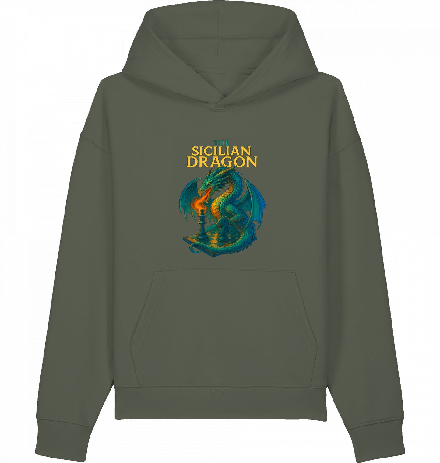Schach Hoodie Sicilian Dragon Sizilianisch